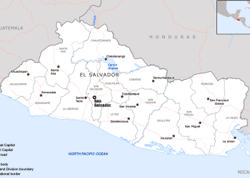 Map of El Salvador